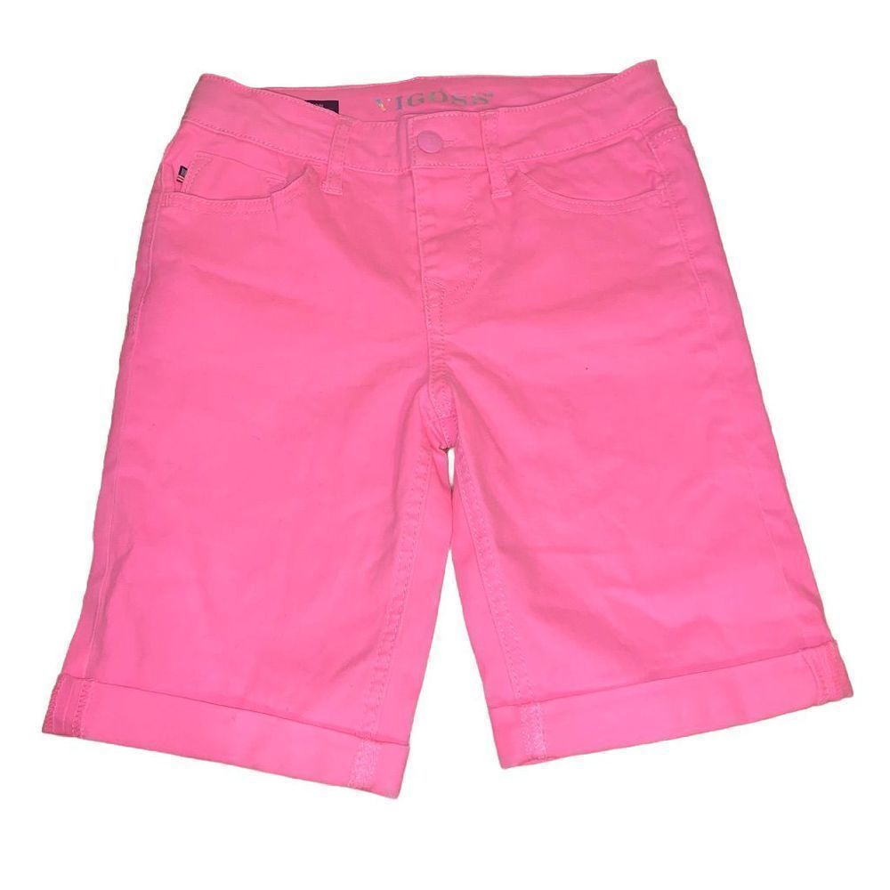 Vigoss Bermuda Shorts, Hot Pink, Girls Size L